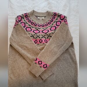 LOFT Fairisle Sweater Large